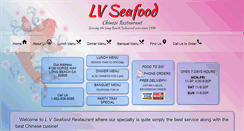 Desktop Screenshot of lvchineseseafood.com