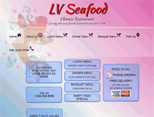 Tablet Screenshot of lvchineseseafood.com